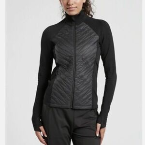 Athleta Black Textured Jacket